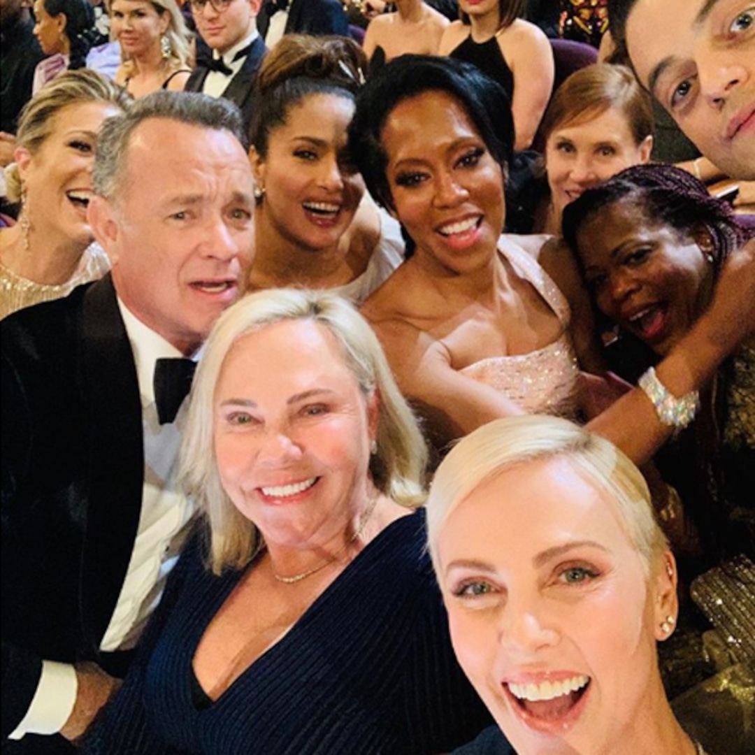 Charlize Theron Comes Through With This Year's Epic Oscars Selfie